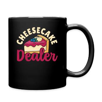 Gâteau au fromage confiseur Pâtisserie Amateur de gâteau au fromage - Mug uni - noir - Droite