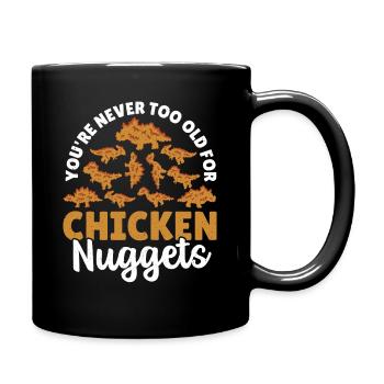 Nuggets Lover Chicken Nugget Fast Food Chicken - Mug uni - noir - Droite