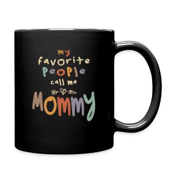 Mes personnes préférées m’appellent maman - Mère - Mug uni - noir - Droite