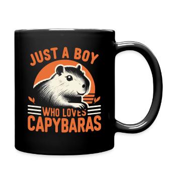 Capybara Capybara Rongeur Animal - Mug uni - noir - Droite