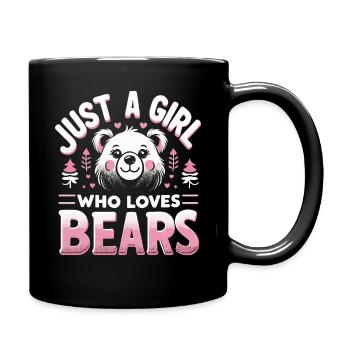 Ours, Grizzly, Ours brun, Ours - Mug uni - noir - Droite