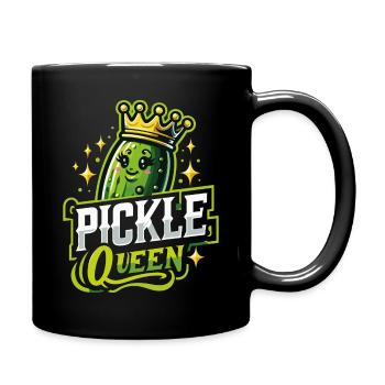 Cucumber, Pickle, Pickle, Food Dill - Full Colour Mug - black - Right