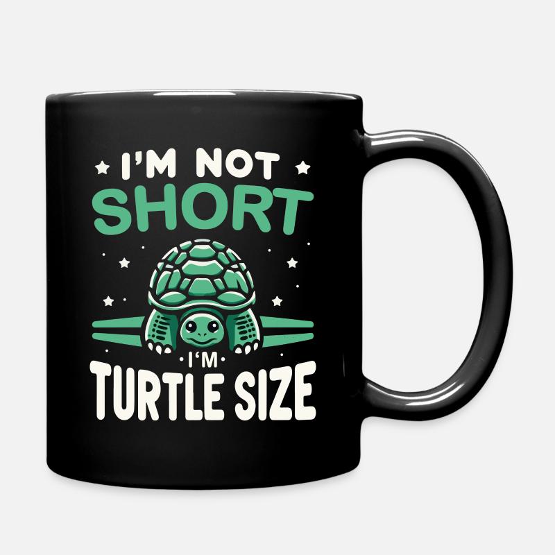 Schildkröte Meeresschildkröte Schildkröten Tier - Tasse einfarbig - Schwarz