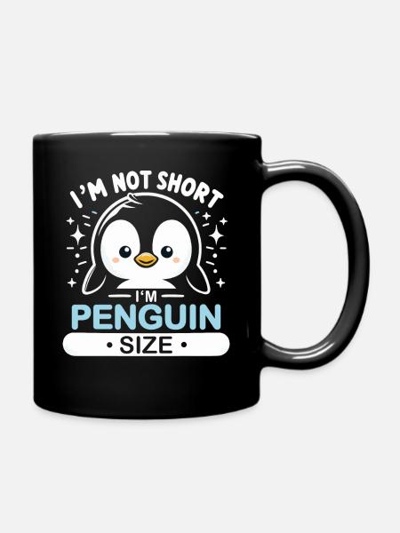 Pinguin Pinguine Tier - Tasse einfarbig - Schwarz