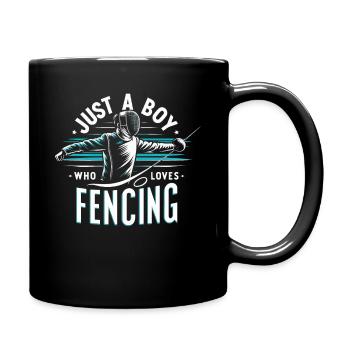 Escrimeur - Mug uni - noir - Droite