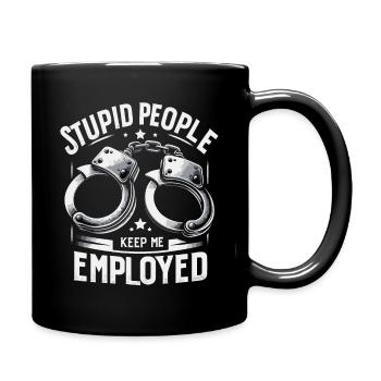 Correctional officer Guard Correctional officer - Full Colour Mug - black - Right