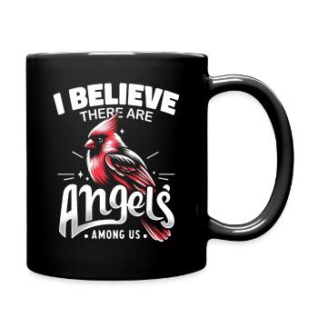 Kardinal Rotkardinal Vogel Roter Kardinal - Tasse einfarbig - Schwarz - Rechts
