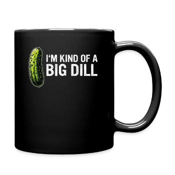 Cucumber, Pickle, Pickle, Food Dill - Full Colour Mug - black - Right