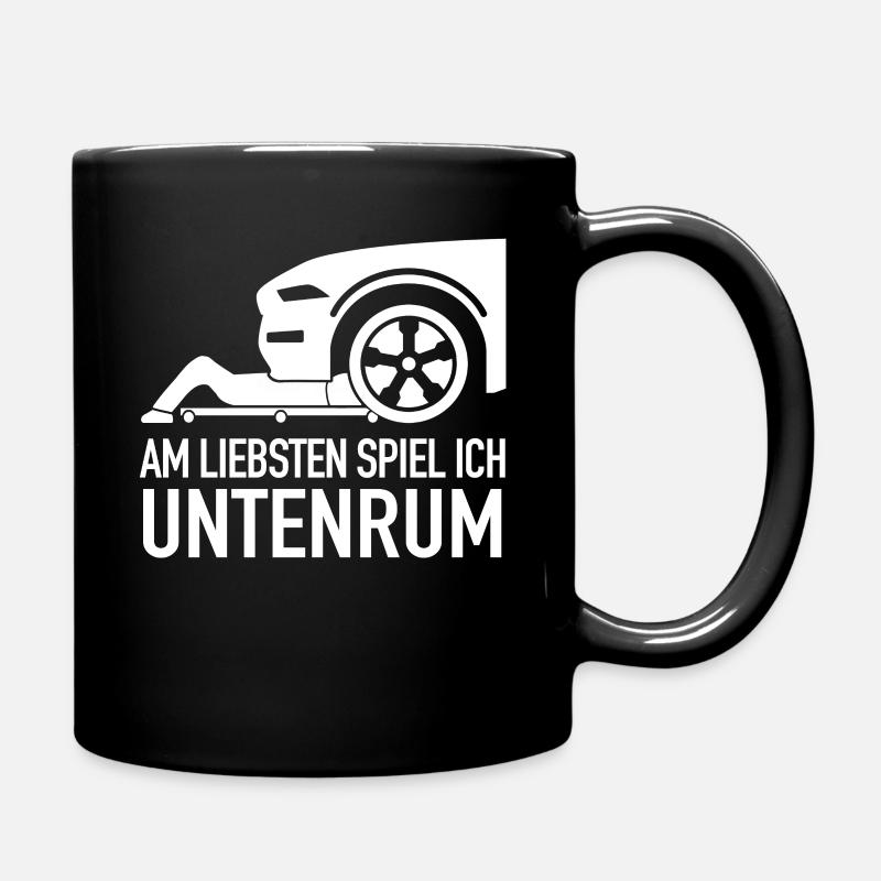 Mechaniker Schrauber Werkstatt KFZ Mechaniker - Tasse einfarbig - Schwarz