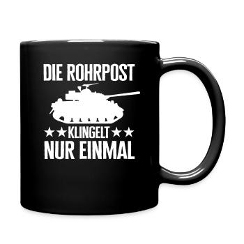 Panzer Kampfpanzer Panzerkampfwagen Panzerfahrer - Tasse einfarbig - Schwarz - Rechts