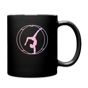 Rhönrad Gymnastics Rhönräder Wheel - Full Colour Mug - black - Right