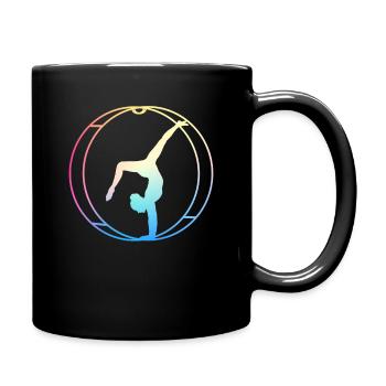 Rhönrad Gymnastics Rhönräder Wheel - Full Colour Mug - black - Right