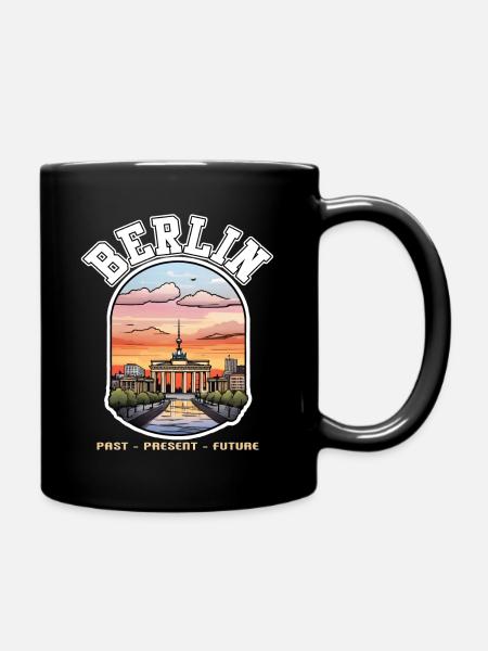 Berlin - Passé, Présent, Futur - Mug uni - noir