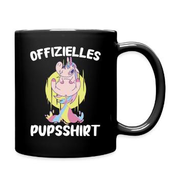 Unicorn Unicorns Mythical Creatures Mystical - Full Colour Mug - black - Right