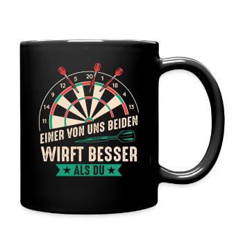Fléchettes Fléchettes Joueur de fléchettes Fléchettes Sport - Mug uni - noir - Droite