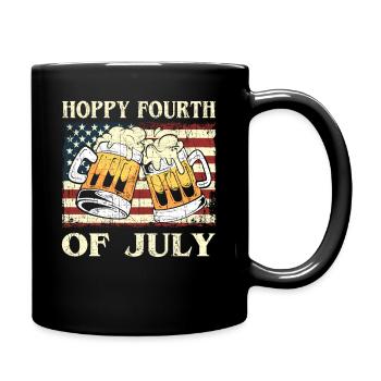 USA Chope de bière brasserie bière artisanale américaine - Mug uni - noir - Droite
