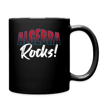 Algebra Lover Mathematician Algebra Teacher Must - Full Colour Mug - black - Right