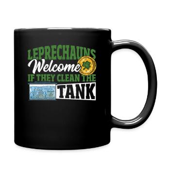 Aquarist Fischsammler Fischhaltung St. Patricks - Tasse einfarbig - Schwarz - Rechts