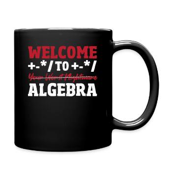 Formeln Pi Math Teacher Math Verwandte Geschenke - Tasse einfarbig - Schwarz - Rechts