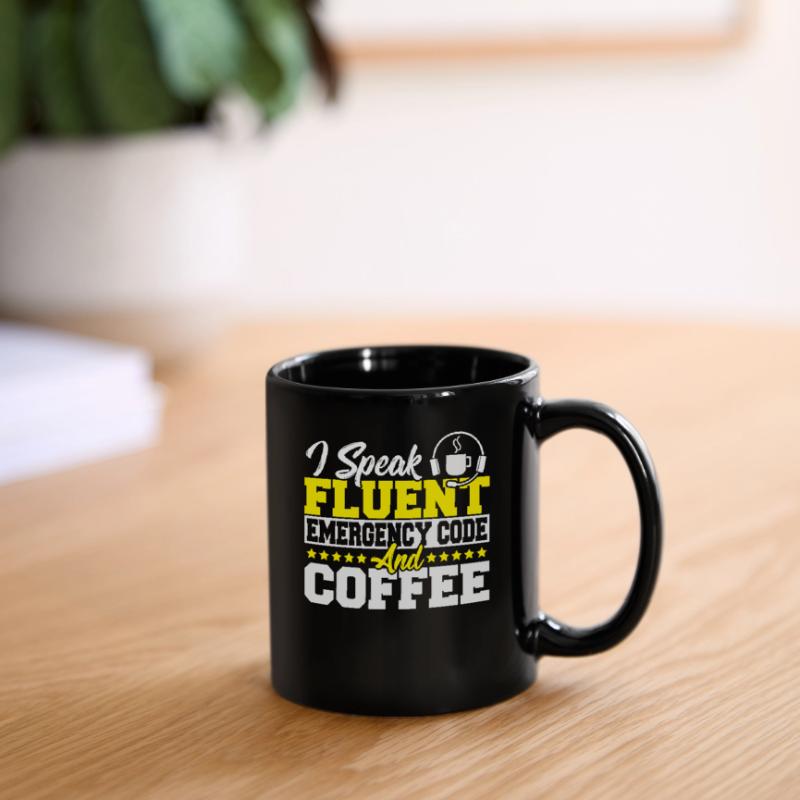 Fire Dispatch Dispatch Thin Yellow Line Fire Full Colour Mug
