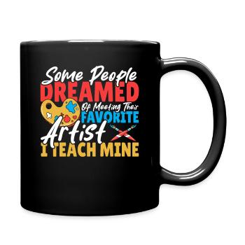 Dessin, Artiste, Tissage, Art Enseignement Révolution - Mug uni - noir - Droite