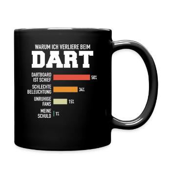 Fléchettes Fléchettes Joueur de fléchettes Fléchettes Sport - Mug uni - noir - Droite