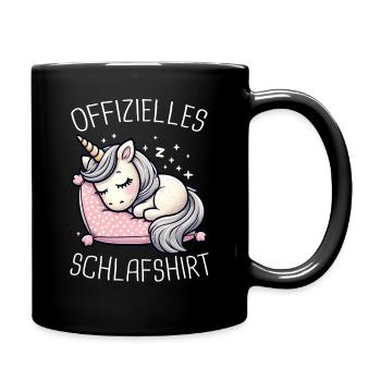 Unicorn Unicorns Mythical Creatures Mystical - Full Colour Mug - black - Right