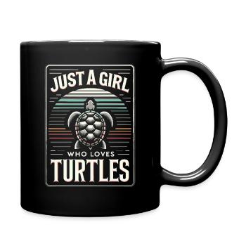 Tortue Tortue De Mer Tortue Animal - Mug uni - noir - Droite