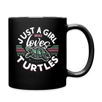 Turtle Sea Turtle Turtle Animal - Full Colour Mug - black - Right