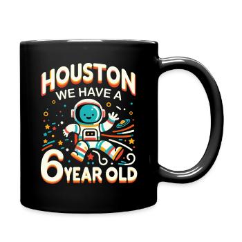 Cadeau 6 ans anniversaire garçon - Mug uni - noir - Droite