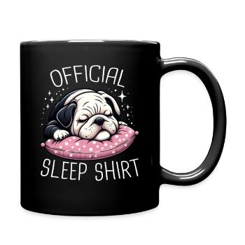 Cane Corso Hund - Tasse einfarbig - Schwarz - Rechts