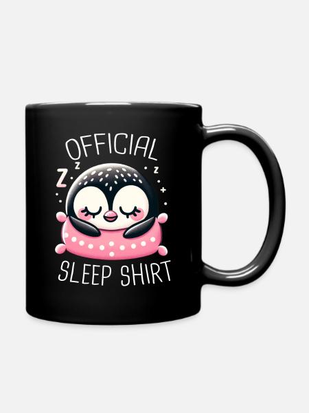 Pinguin Pinguine Tier - Tasse einfarbig - Schwarz