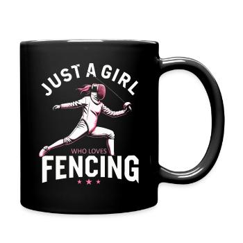 Escrimeur - Mug uni - noir - Droite