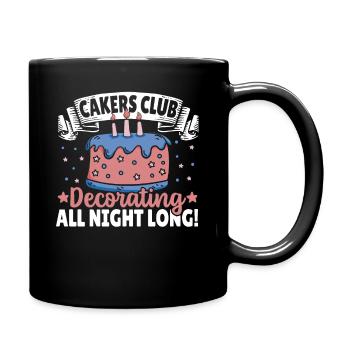 Tortendekorateurin Backen Bäckerei Ladenbesitzerin - Tasse einfarbig - Schwarz - Rechts