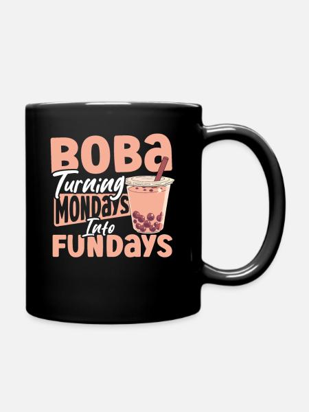 Chai Tee Schwarzer Tee Eistee Boba Tee - Tasse einfarbig - Schwarz