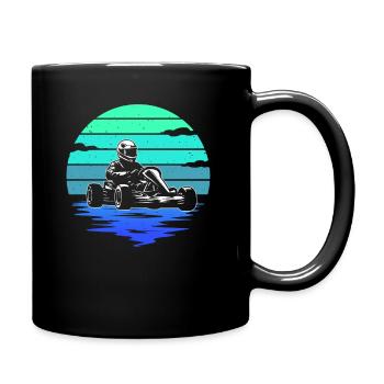 Kart Racing Kart Karts Hommes Enfants Go-Kart - Mug uni - noir - Droite