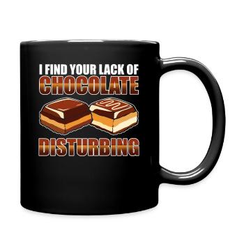 Chocolate Bar Junk Food Sugar Chocolate Buddies - Full Colour Mug - black - Right