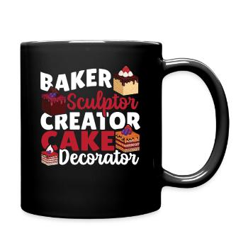 Maître Confiseur Décorateur de pâte d’amande - Mug uni - noir - Droite