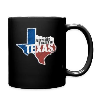 Texas State Texans Texas - Full Colour Mug - black - Right