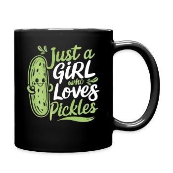 Cucumber, Pickle, Pickle, Food Dill - Full Colour Mug - black - Right