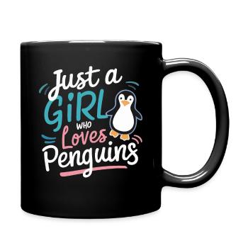Penguin Penguin Animal - Full Colour Mug - black - Right