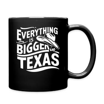 Texas State Texans Texas - Full Colour Mug - black - Right