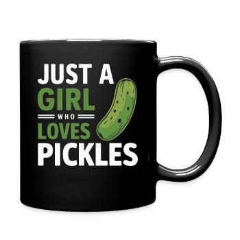 Cucumber, Pickle, Pickle, Food Dill - Full Colour Mug - black - Right