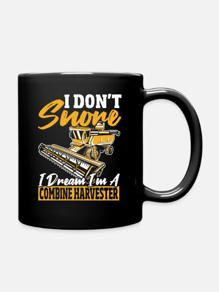 Moissonneuse-batteuse Harvest Harvest Moissonneuse-batteuse Driver Shirt - Mug uni - noir