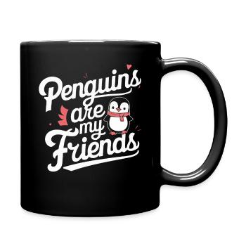Penguin Penguin Animal - Full Colour Mug - black - Right