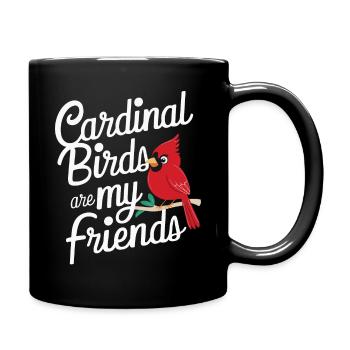 Kardinal Rotkardinal Vogel Roter Kardinal - Tasse einfarbig - Schwarz - Rechts