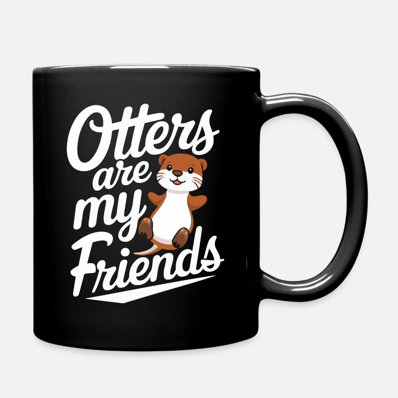 Otter Seeotter - Tasse einfarbig - Schwarz