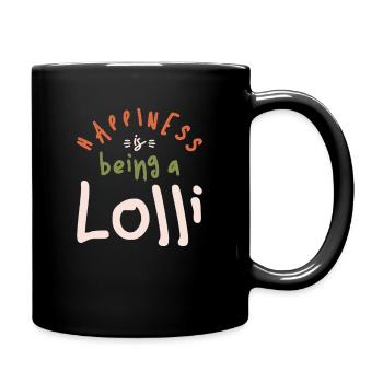 Happiness is Being a Lolli - Mother's Day - Full Colour Mug - black - Right