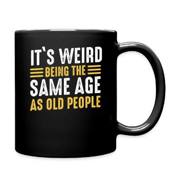 Drôle, sarcasme, humour sarcastique, ironie - Mug uni - noir - Droite