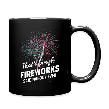 Pyrotechnicien Pyrotechnie des feux d’artifice - Mug uni - noir - Droite